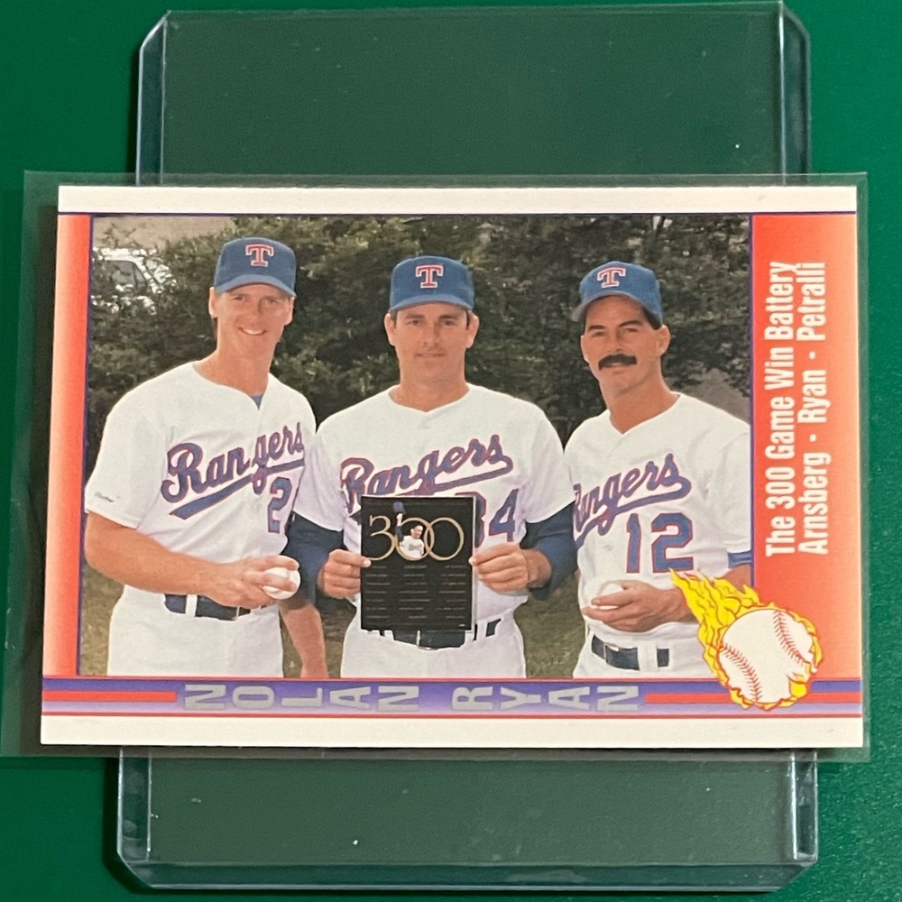 300 Win Battery #68 1991 Pacific Nolan Ryan Baseball Trading Card